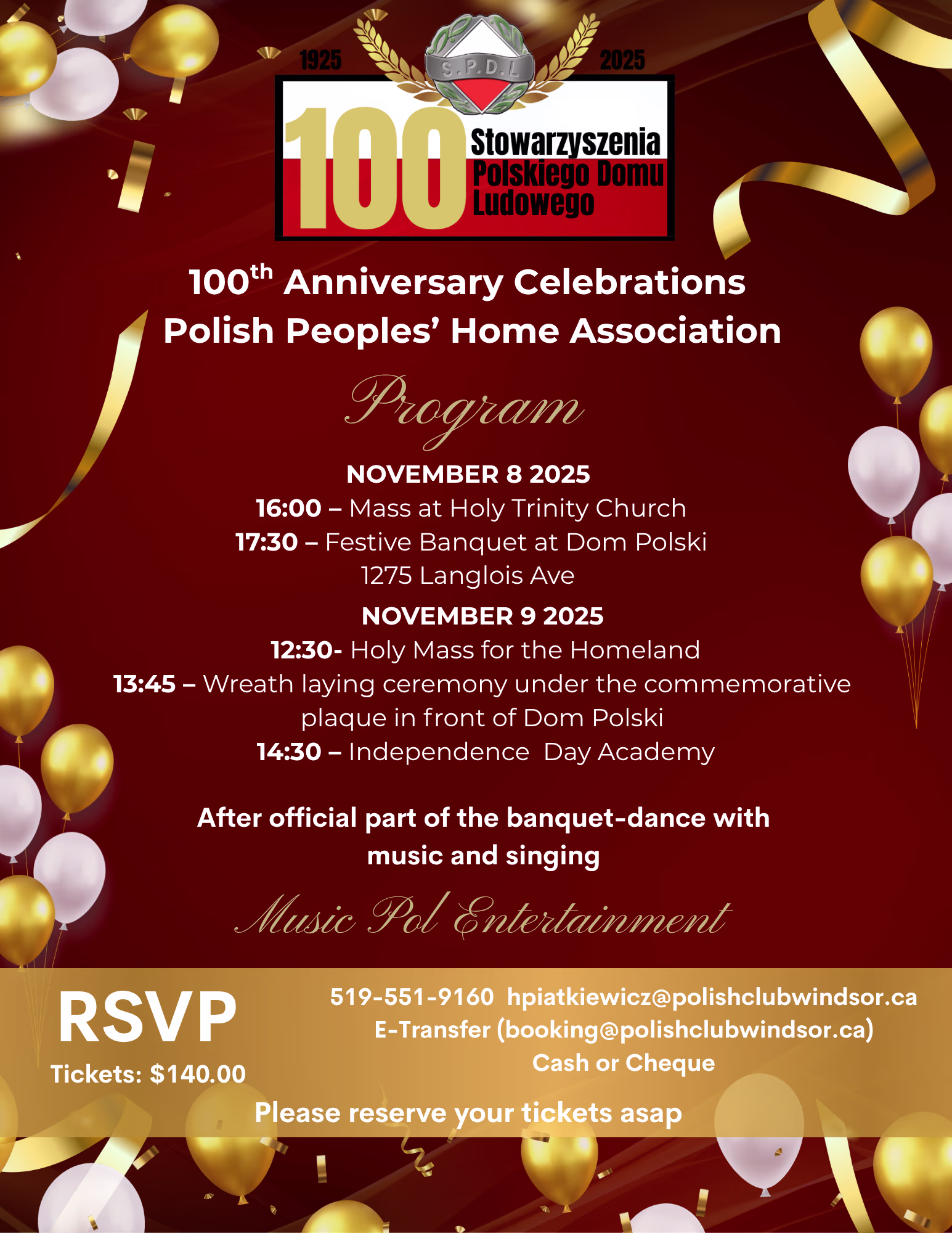 Event Information Board (English)